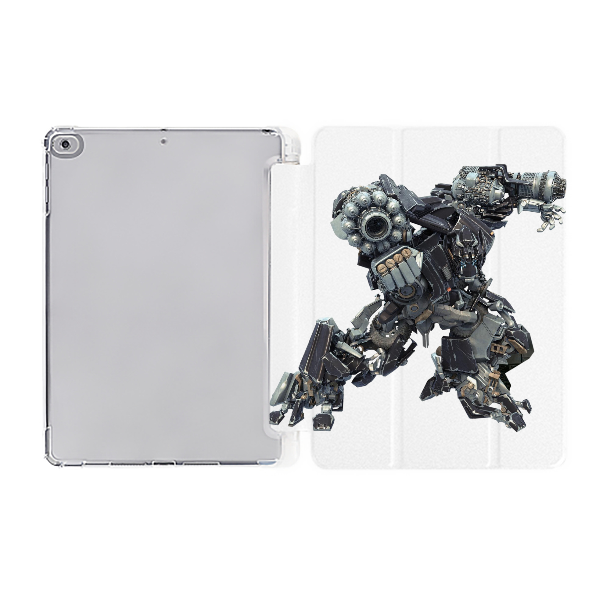 （画像用）  IPad ケース ペン収納付き 三つ折りスタンド PUレザー×シリコン 対応機種9.5/10.5/10.9インチ